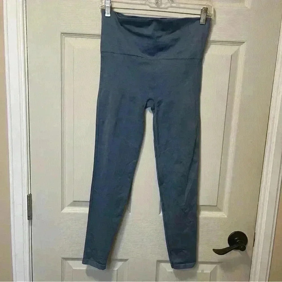 BLANQI Everyday Belly Support Blue Leggings Sz M - Picture 1 of 9